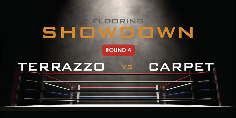 Flooring Showdown - Terrazzo vs Carpet