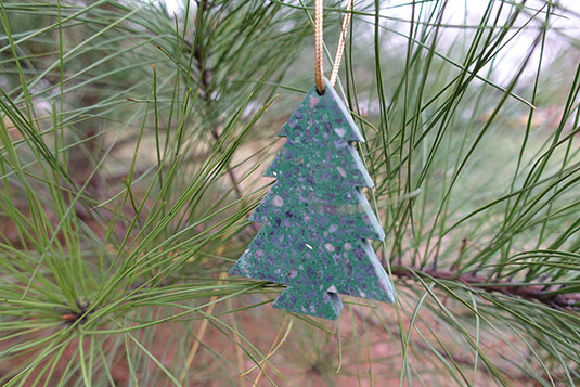 Christmas Tree Terrazzo Ornament