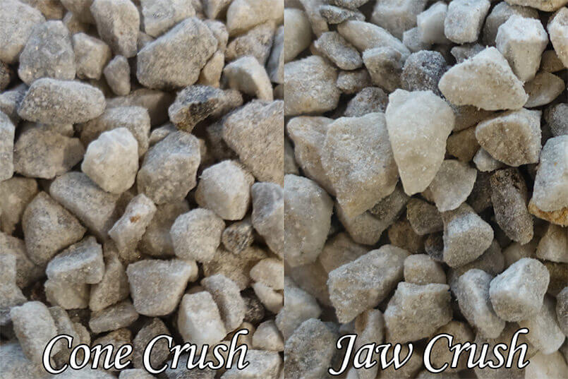 Jaw vs Cone Crusher Aggregates