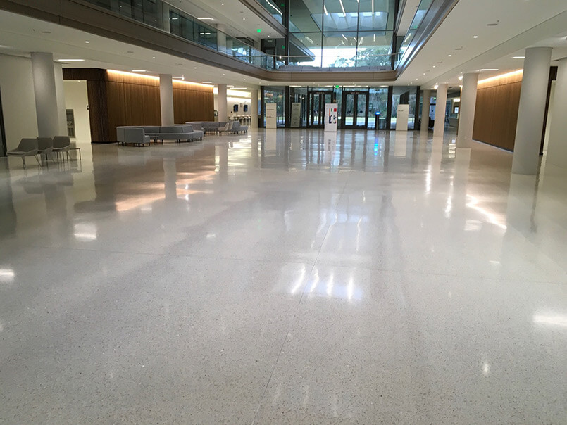 Commercial Building with Terrazzo Flooring