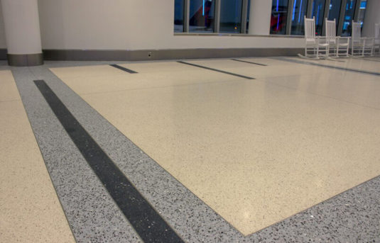 Charlotte Airport Terrazzo Flooring