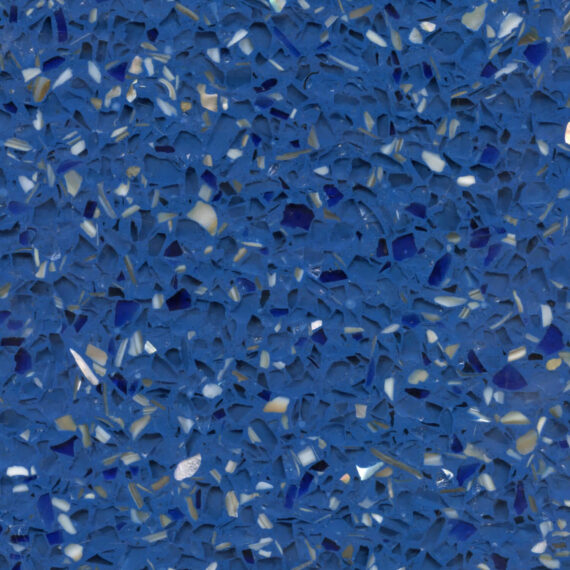 DS-EX-3054 Terrazzo Sample - Vibrant Blue
