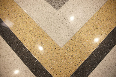 Marble Chips in Terrazzo