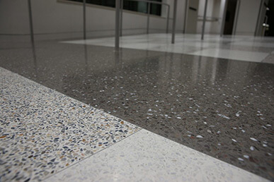 Marble Aggregate in Terrazzo Floors