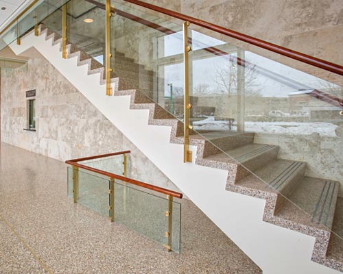 Terrazzo Stairs in Courthouse