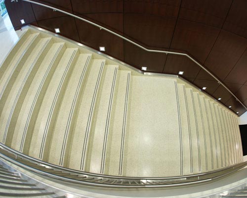 White Terrazzo Staircase