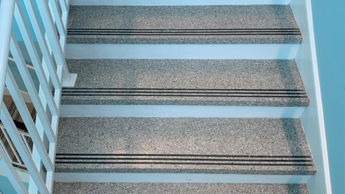 Terrazzo Stair Tread Design