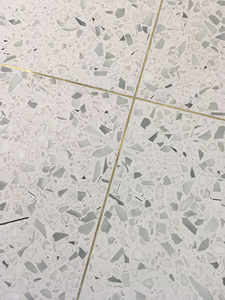 White Terrazzo Floor