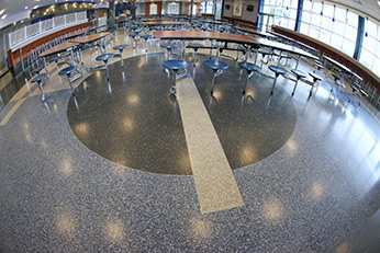 Terrazzo Floor - Circle Pattern