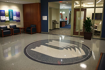 Duke School of Nursing Terrazzo Flooring Logo