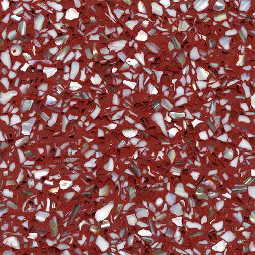 Exotic Architectural Hard Sample #391 - Red Terrazzo
