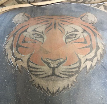 Terrazzo Tiger Logo