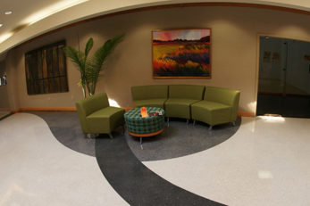 MUSC Wellness Center Terrazzo Floor