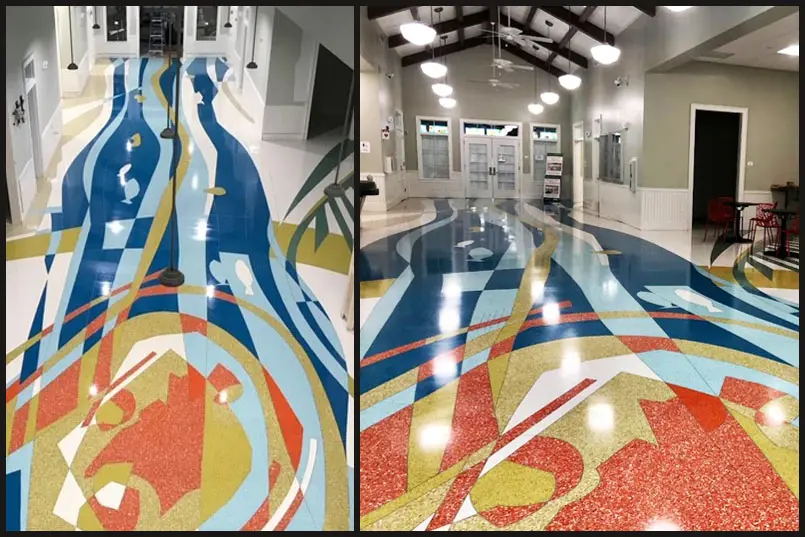 Colorful Terrazzo Floor