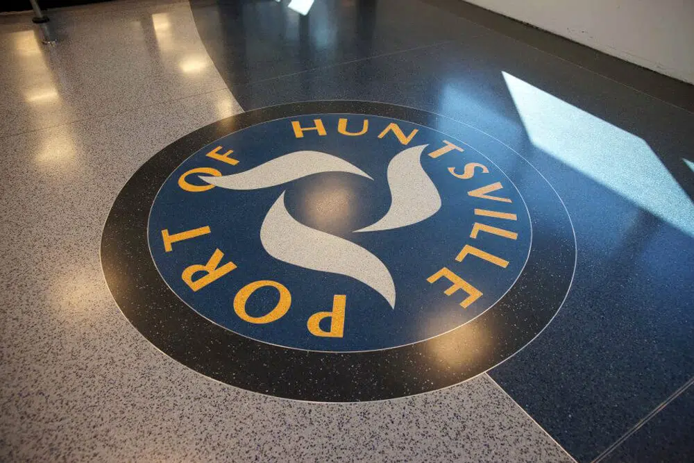 Huntsville Airport - Terrazzo Logo
