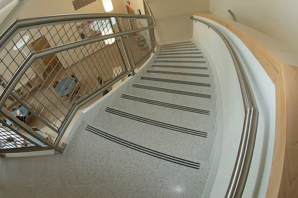 Northern VA Forensic Science - Terrazzo Stairs