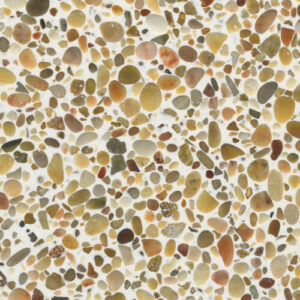 Pebble Terrazzo Series 01 - Golden Brown Pebbles