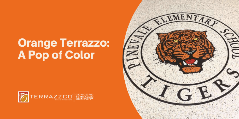 Orange Terrazzo: A Pop of Color