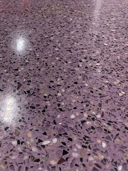 Purple Terrazzo Floor