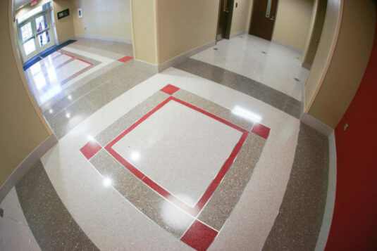 University of Alabama Moore Hall - Terrazzo Flooring